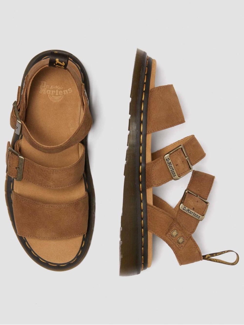 Dr.Martens GRYPHON TUMBLED NUBUCK SANDALS - Picture 9 of 13